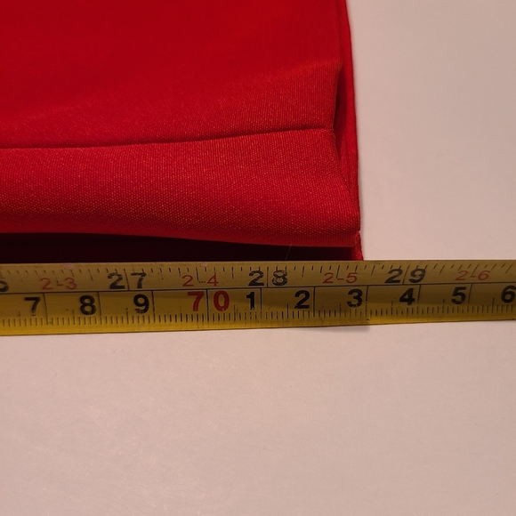 Lan Ting bride red  jumpsuit women's sz.XS Strapless - Picture 7 of 9